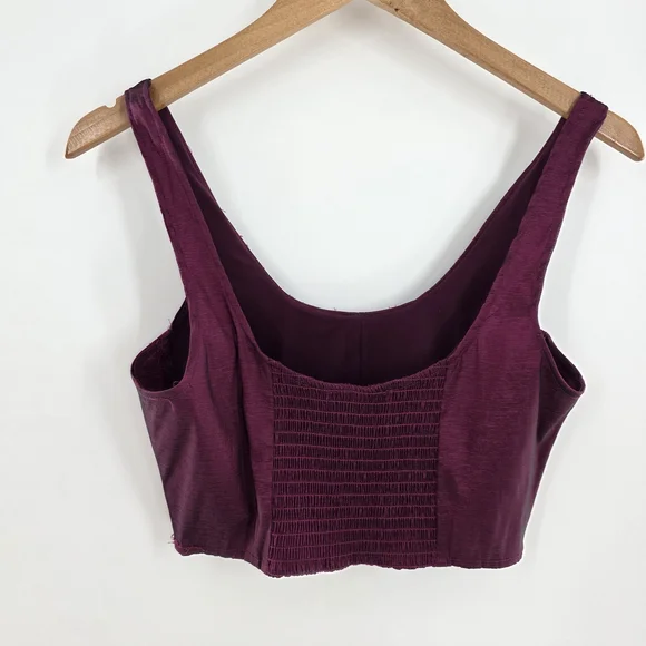 House of Harlow 1960 Shiny Dark Fuchsia Cropped Blazer W/ Cami Womens Medium - Picture 12 of 16